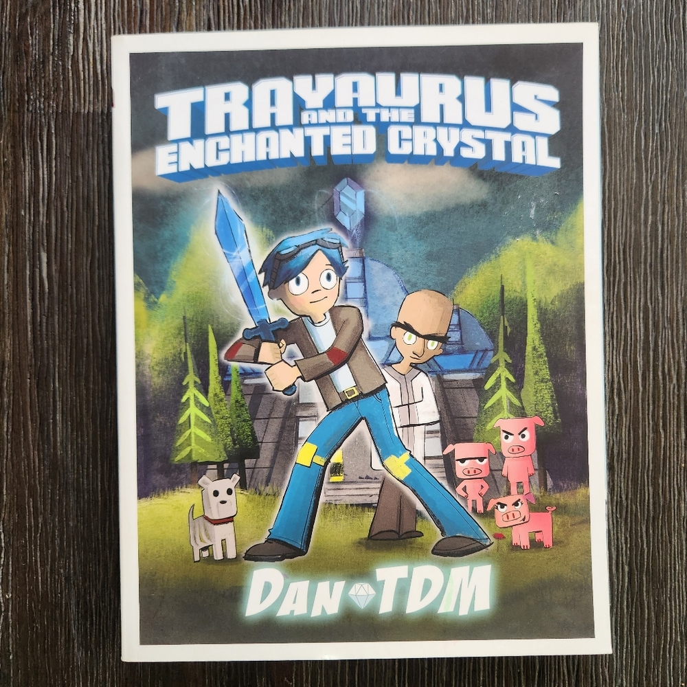 Trayaurus and the Enchanted Crystal Comic Book DanTDM Minecraft comicbook NEW